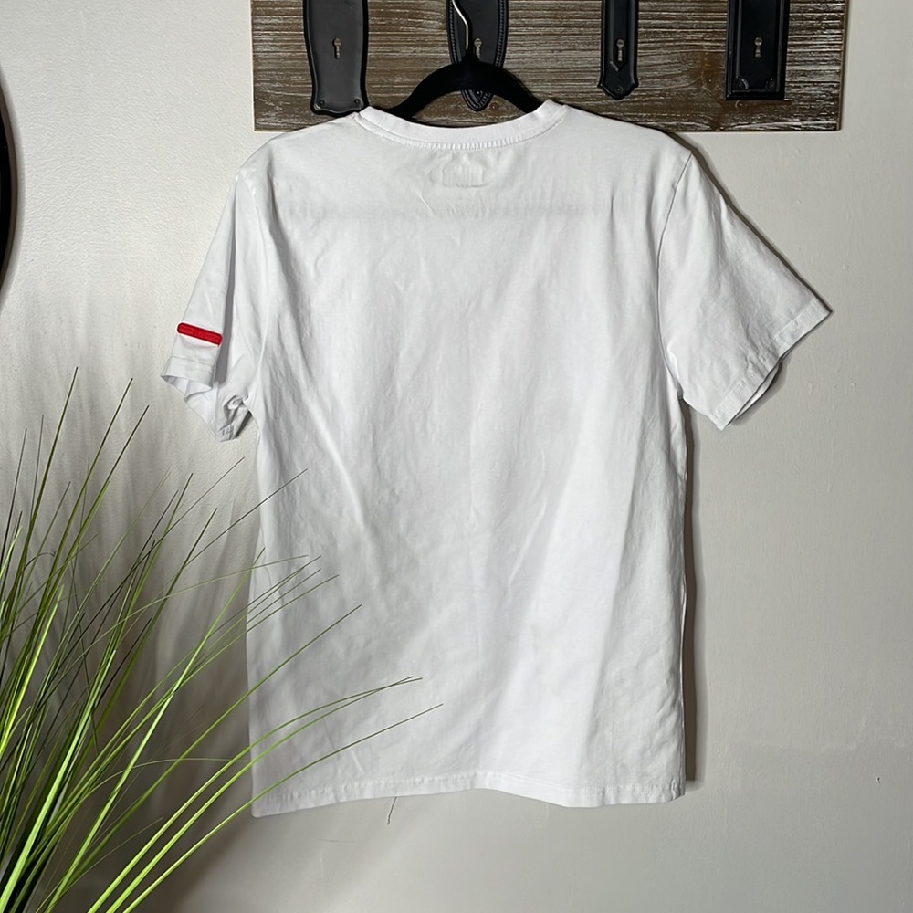 BKYS - Black Keys Lucky Charm Tee Patch White Red Size S - Picture 3 of 7